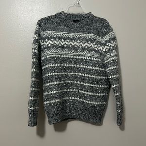 J. Crew Patterned Crew Neck Sweater